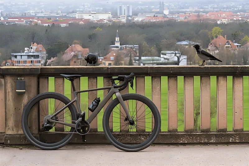Gravel bike full view Gravel bike full view
